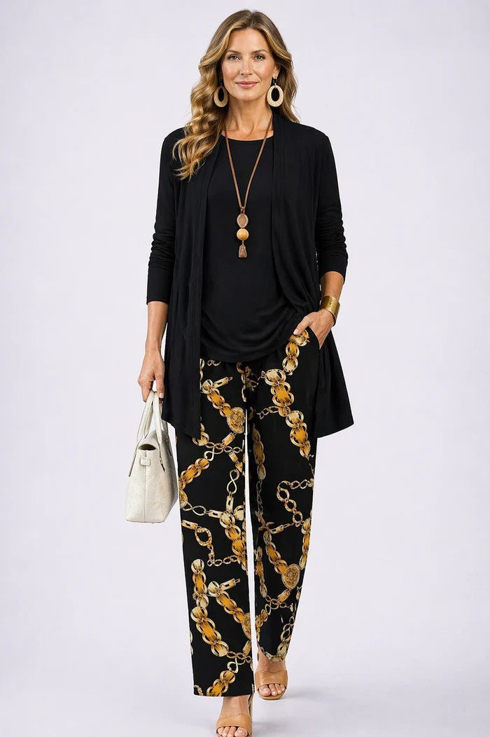 Completo Donna Coordinato 3 Pezzi in Stile Chic Casual