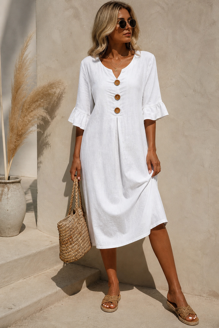 Elegant Women's Dress with Loose and Flowing Fit