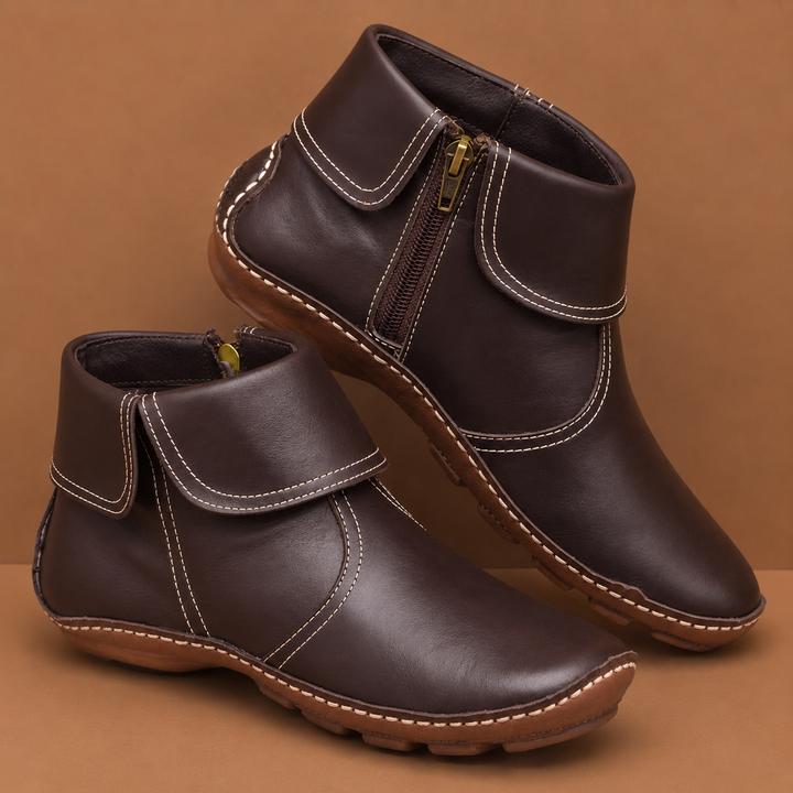 Stivaletti casual da donna con cerniera laterale