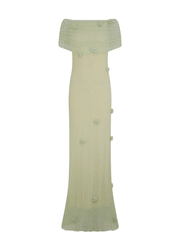Robe Longue de Grossesse Femme à Épaules Dénudées