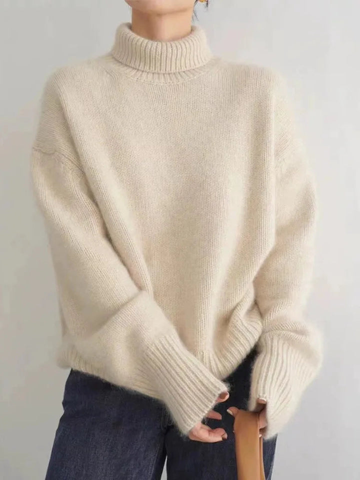 Women’s Comfortable and Elegant Turtleneck Pullover
