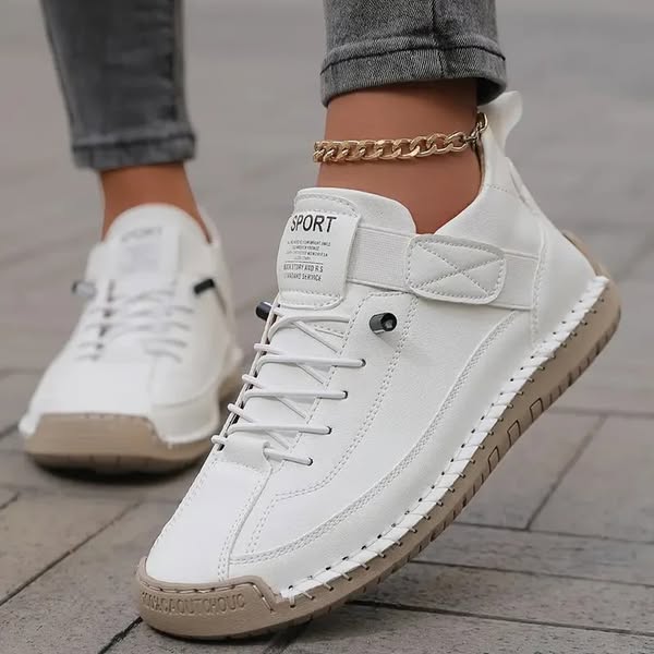 Chaussures Femme Décontractées à Lacets Baskets Respirantes