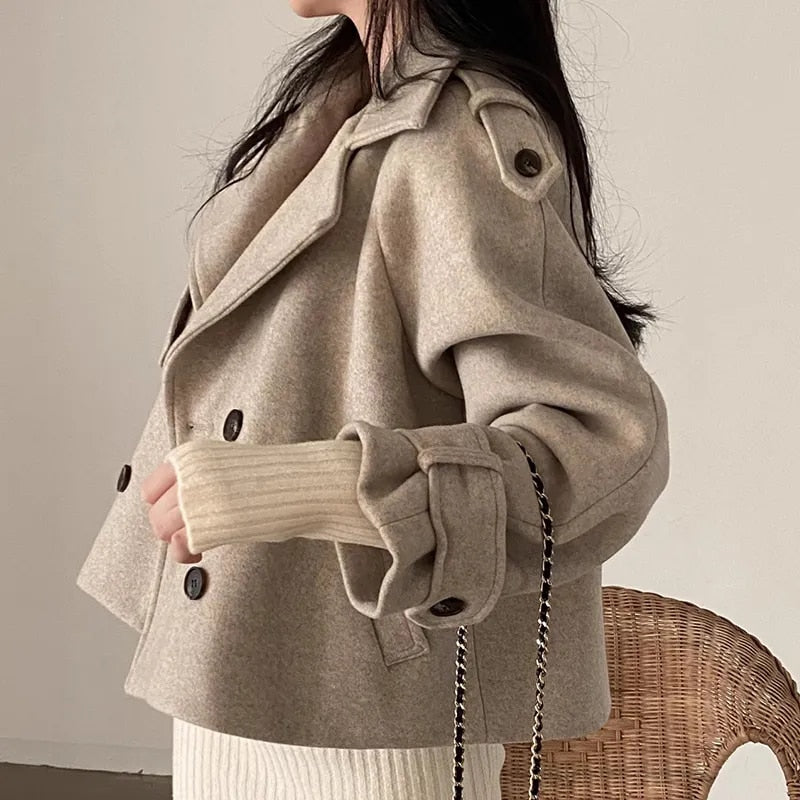 Caban Court Laine Chic | Eleganza Senza Tempo & Calore Morbido