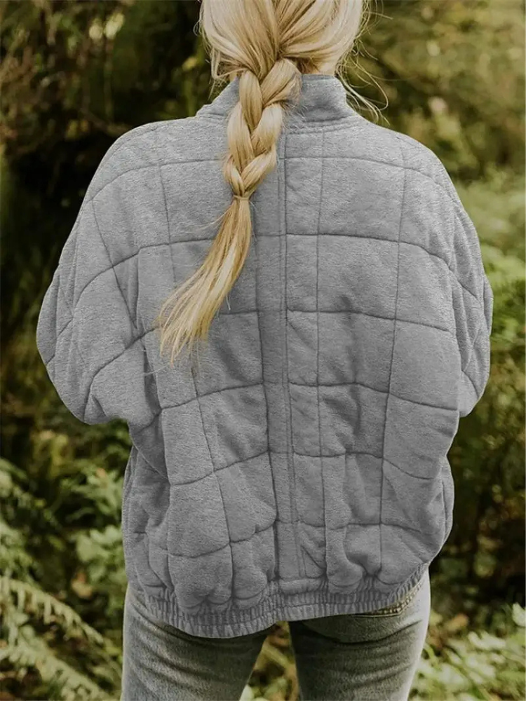 Chaleco acolchado de mujer con cuello alto