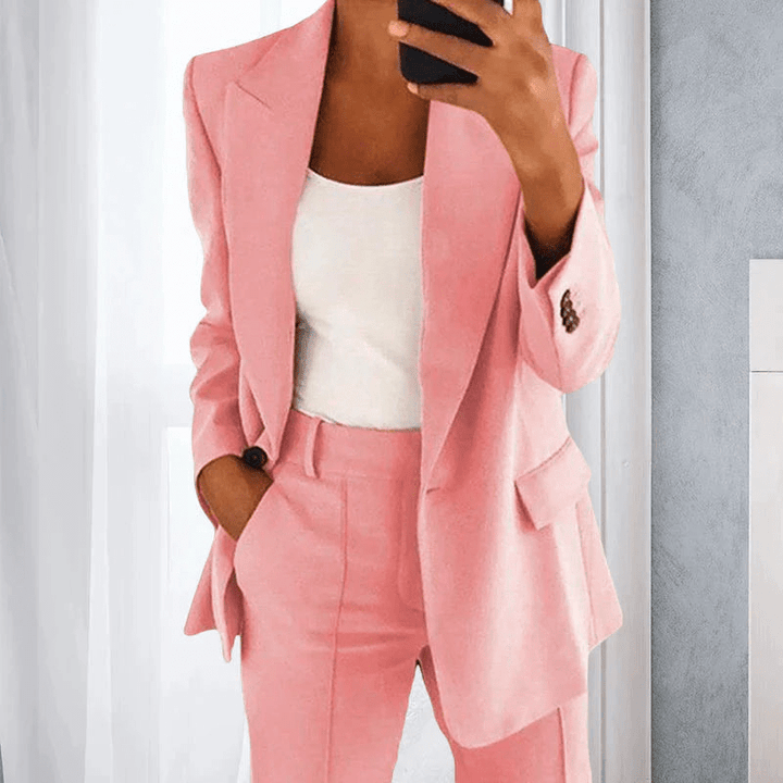 Jacqueline | Ensemble Blazer et Pantalon Femme | Ensemble Stylé - Looksy