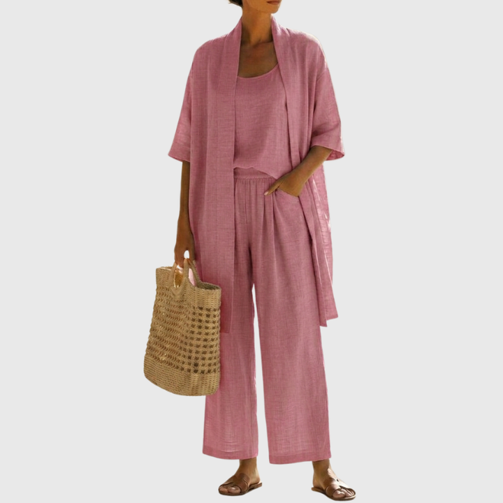 Ensemble trois pièces Olivia pour femme