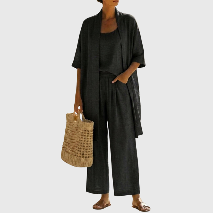 Ensemble trois pièces Olivia pour femme