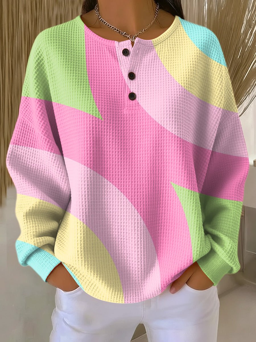 Pull Ajouré Femme Coupe Motif Géométrique