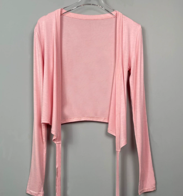 Elegantní zavinovací Pilates top