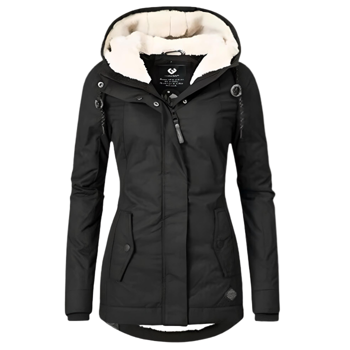 Parka D’Hiver Pour Femme Doublée En Polaire