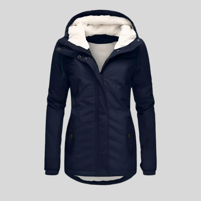 Parka D’Hiver Pour Femme Doublée En Polaire