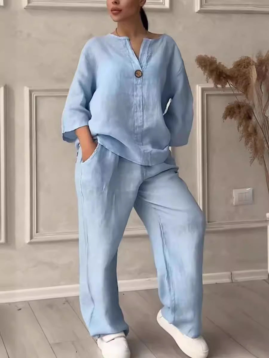 Γυναικείο casual σετ δύο τεμαχίων