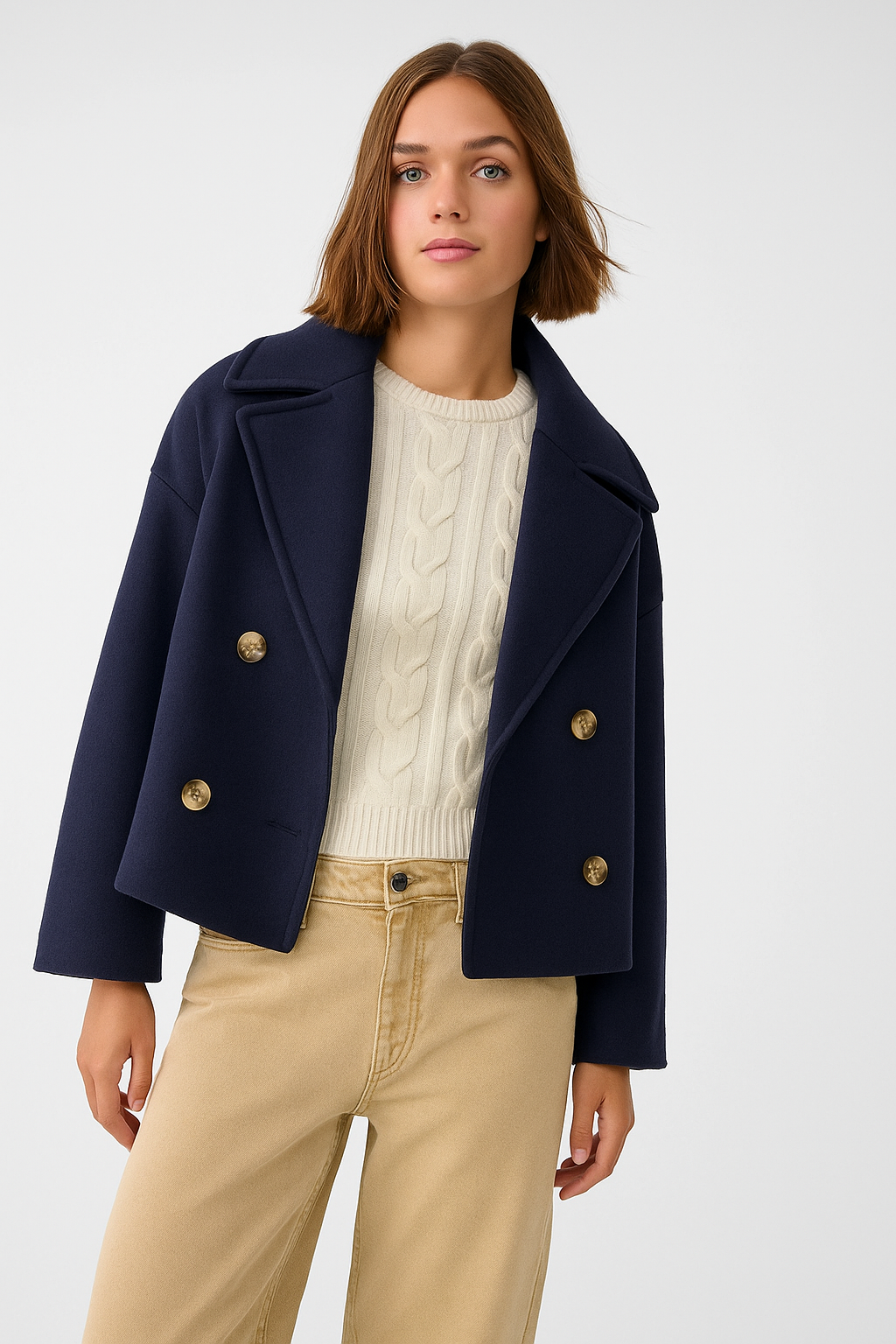Blazer cruzado para mujer