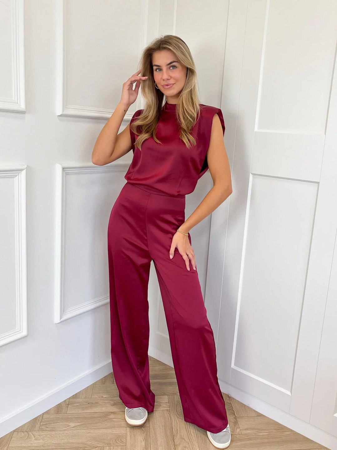 Combinaison Satin Femme Dos Nu Chic