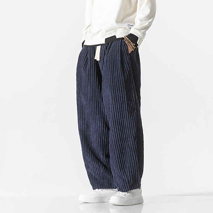 Pantaloni da jogging da donna in velluto a coste, vestibilità comoda