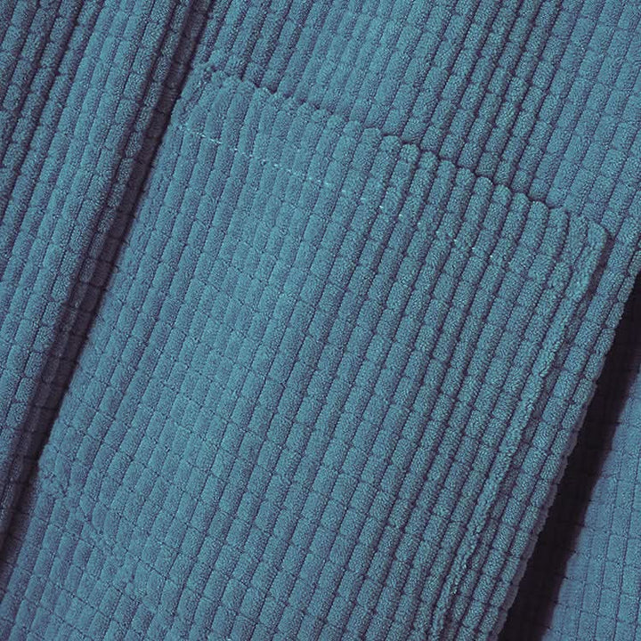 Pullover con cappuccio e bottoni in maglia a coste da donna
