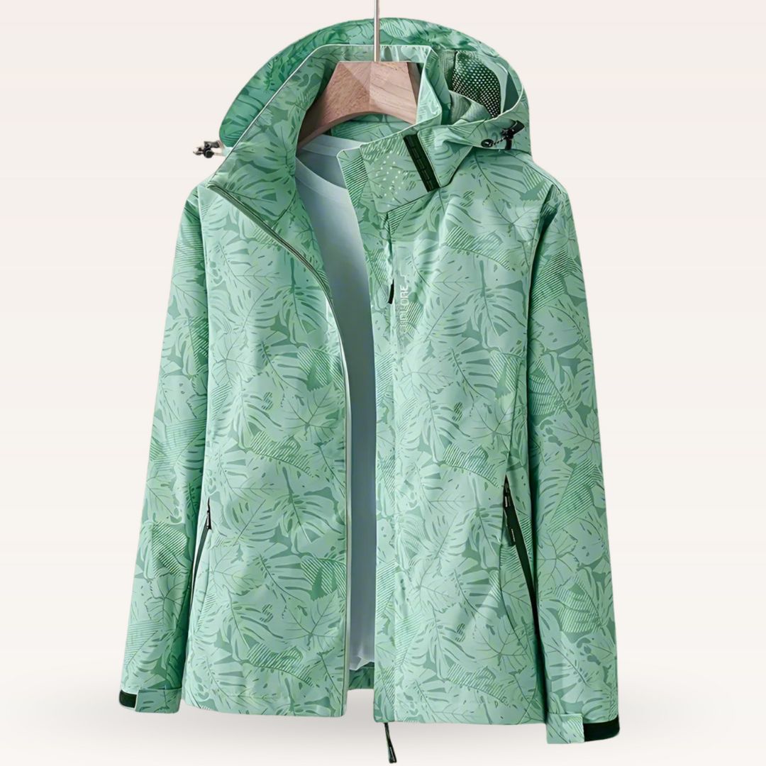 Parka da donna impermeabile con cappuccio