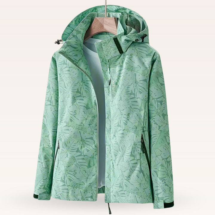Parka da donna impermeabile con cappuccio