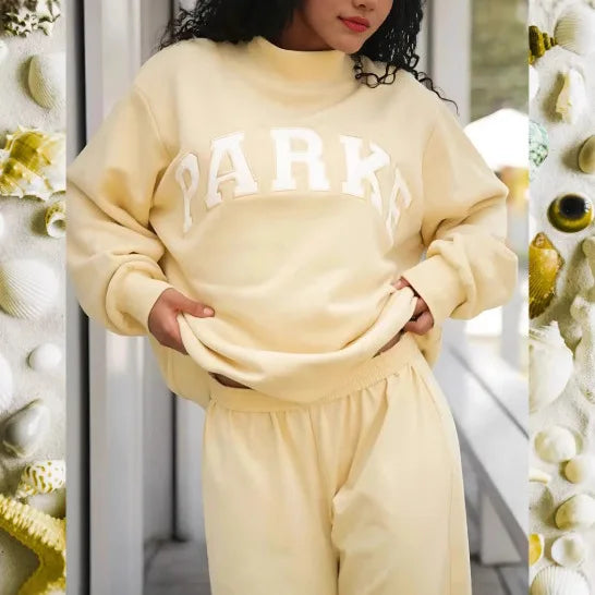 Dámská oversize mikina s grafickým potiskem, trendy