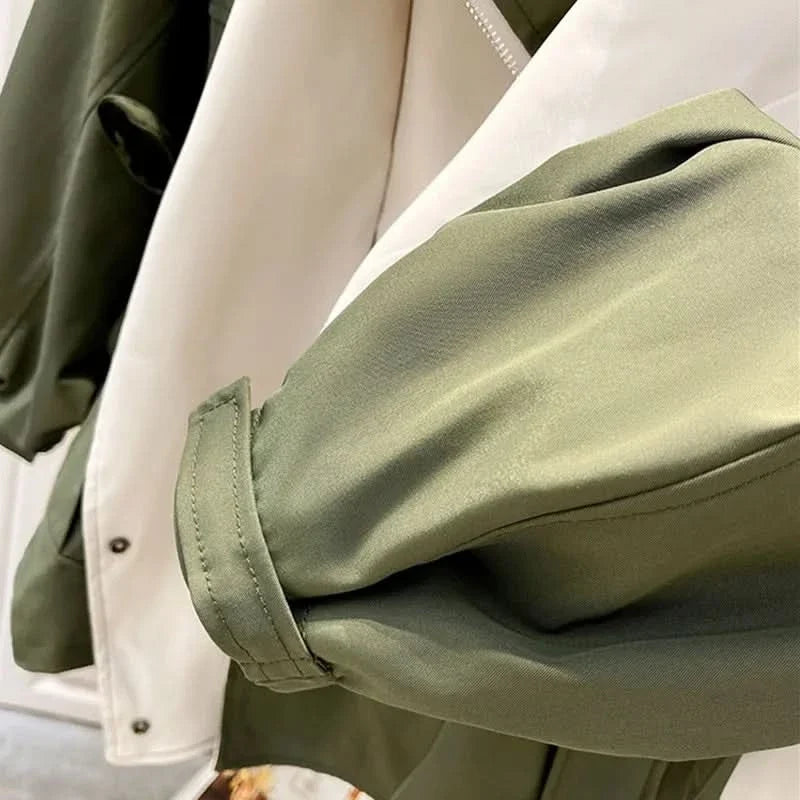 Veste Femme Imperméable à Capuche et Coupe-Vent