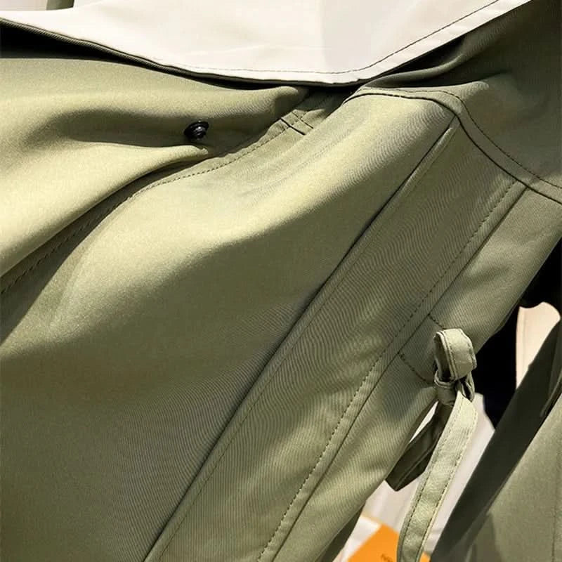 Veste Femme Imperméable à Capuche et Coupe-Vent