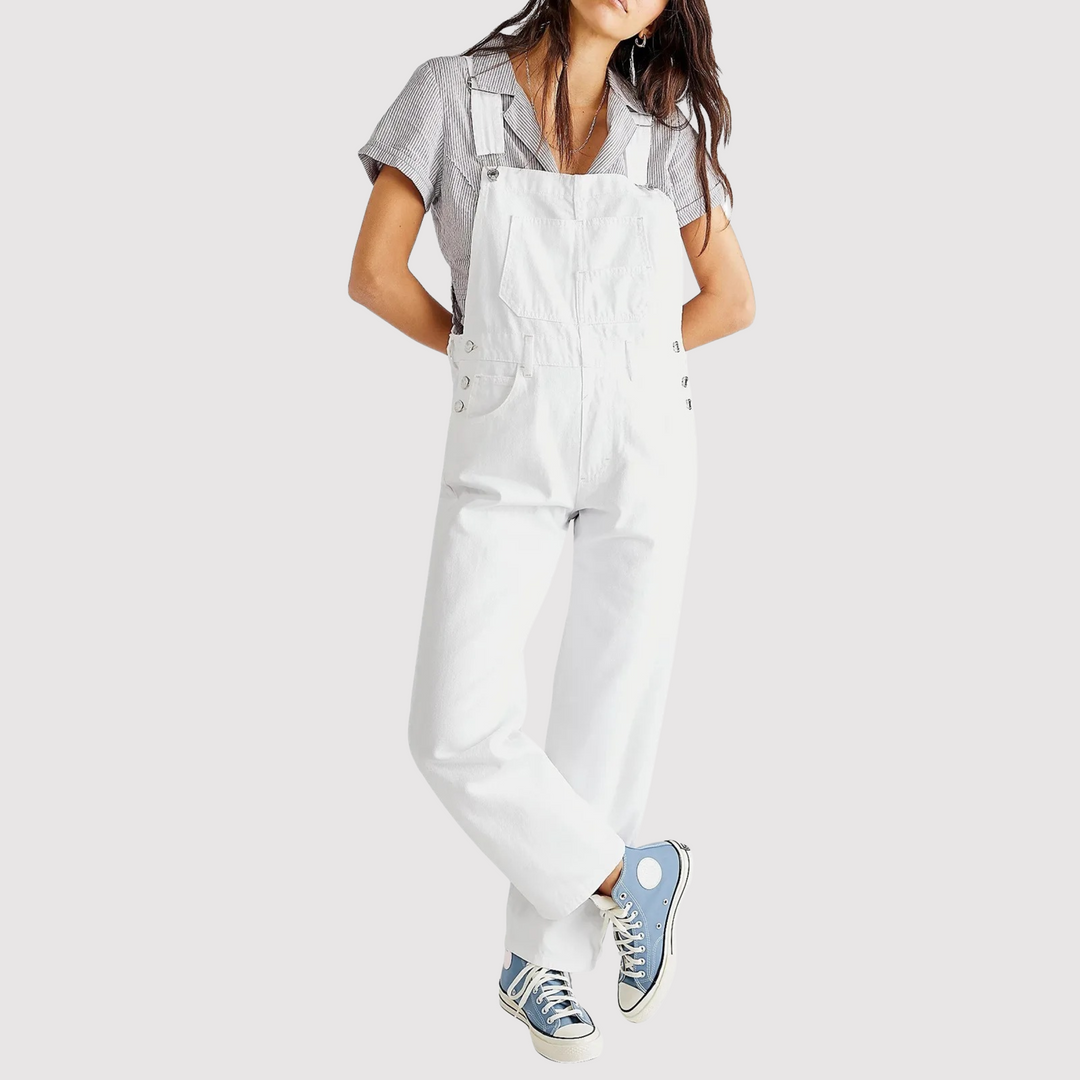 Salopette en Jean Femme Coupe Décontractée