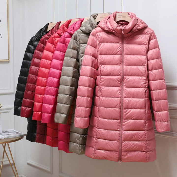Piumino invernale ultraleggero da donna