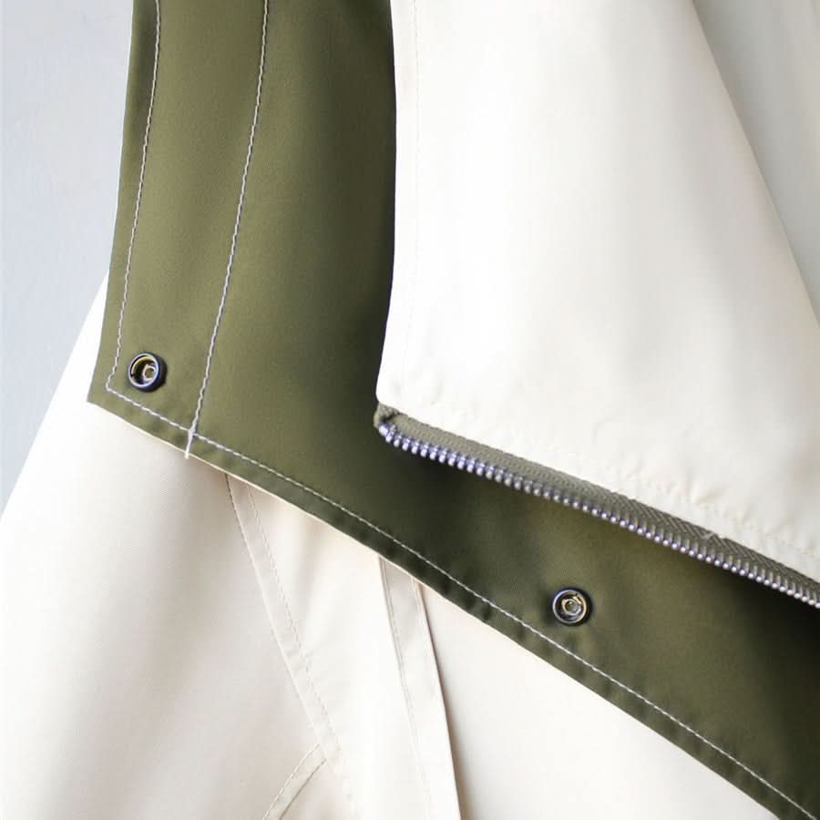 Veste Femme Imperméable à Capuche et Coupe-Vent