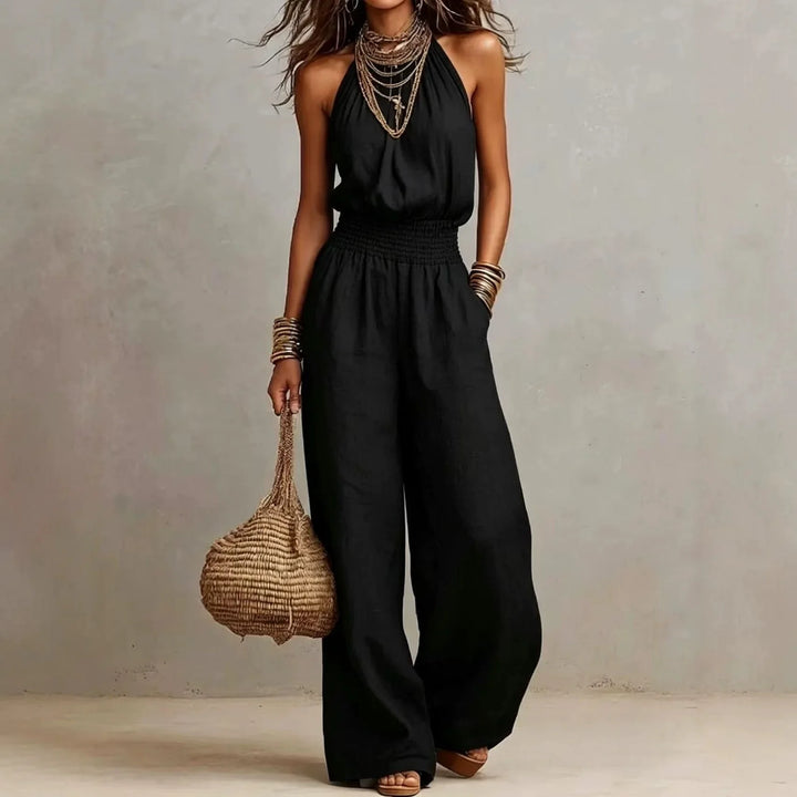 Combinaison Femme Sans Manches à Jambes Larges