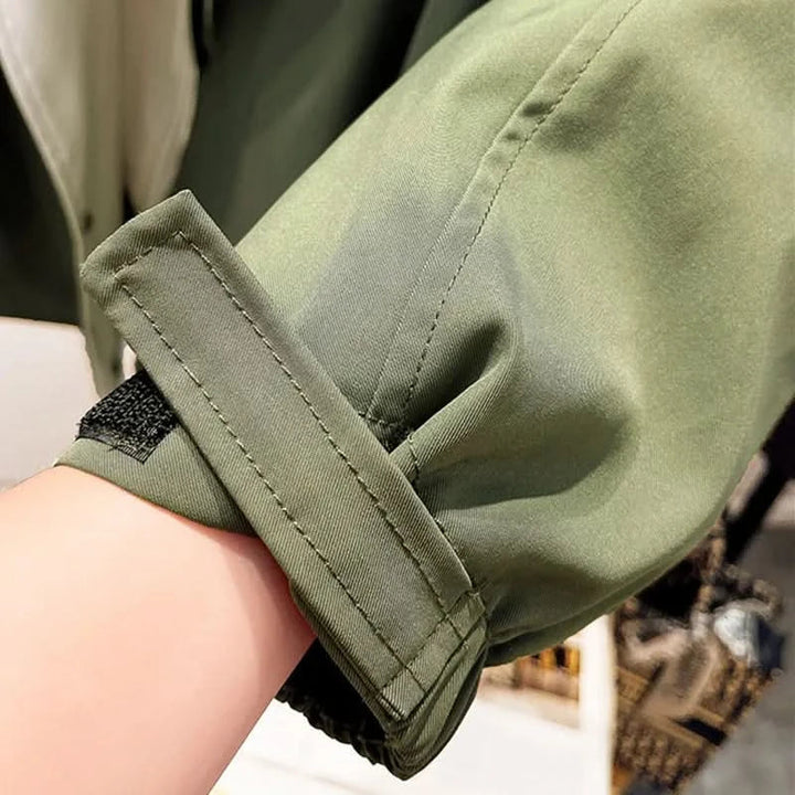 Veste Femme Imperméable à Capuche et Coupe-Vent
