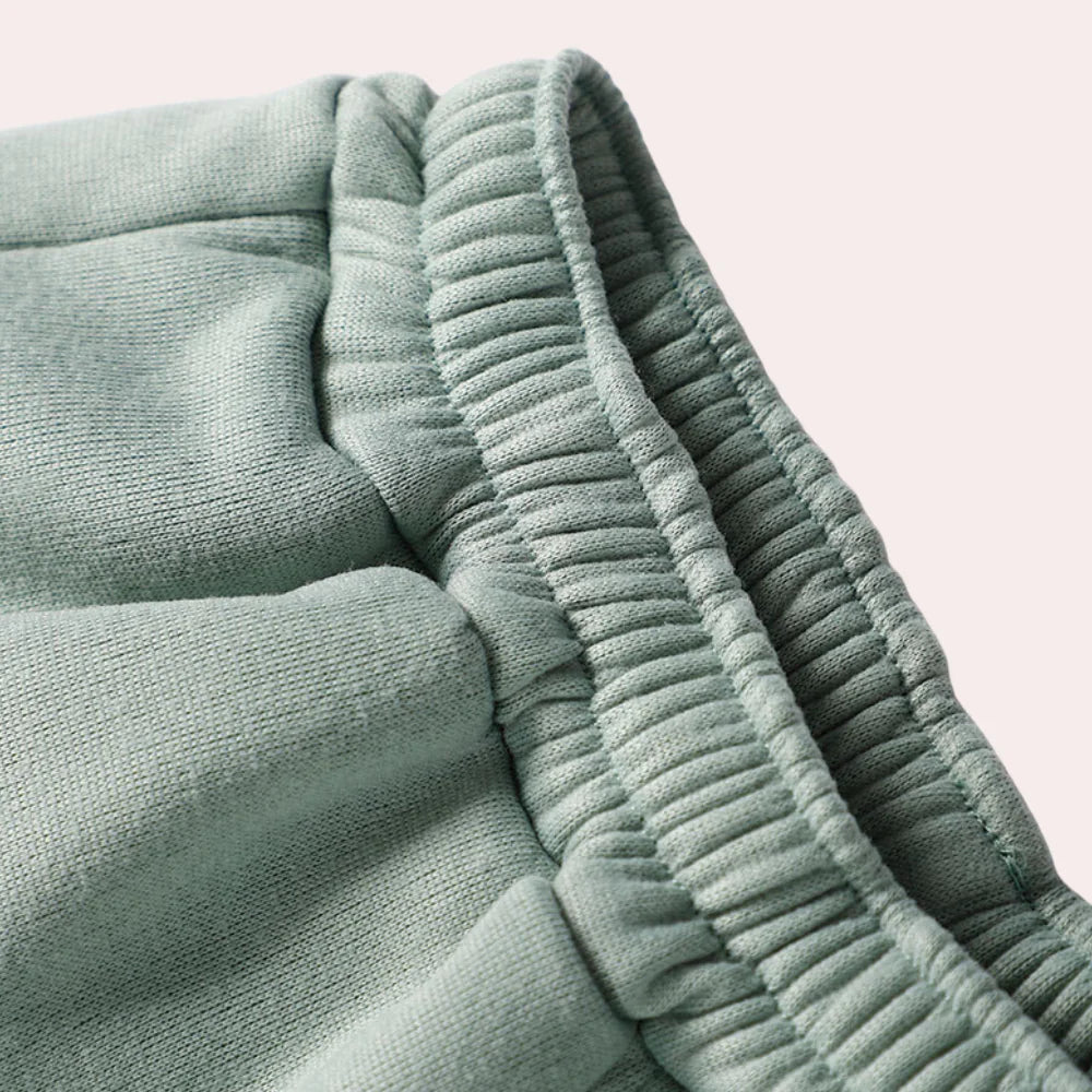Ensemble de Survêtement en Polaire à Demi-Zip Pour Femme