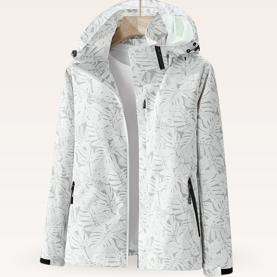 Parka da donna impermeabile con cappuccio