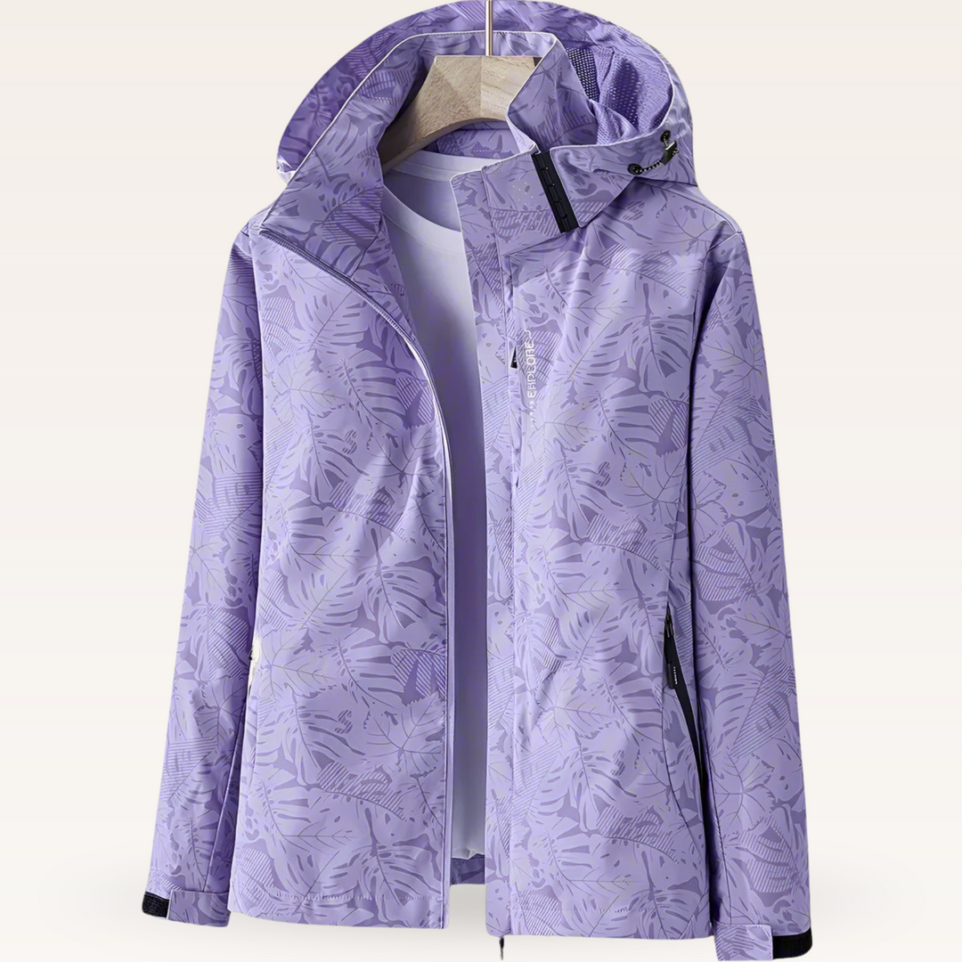 Parka da donna impermeabile con cappuccio