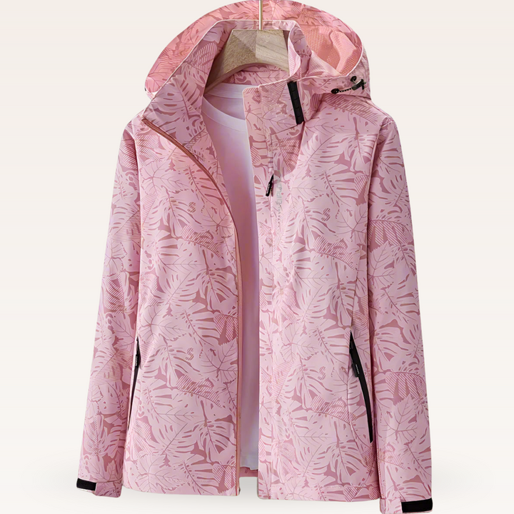 Parka da donna impermeabile con cappuccio