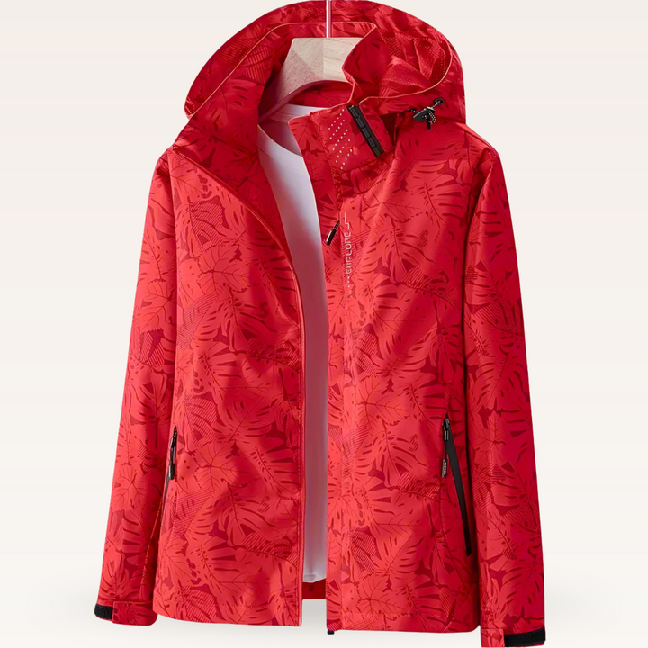 Parka da donna impermeabile con cappuccio