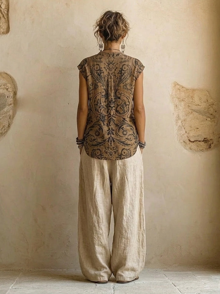 3-Piece Bohemian Flowing Outfit for Women