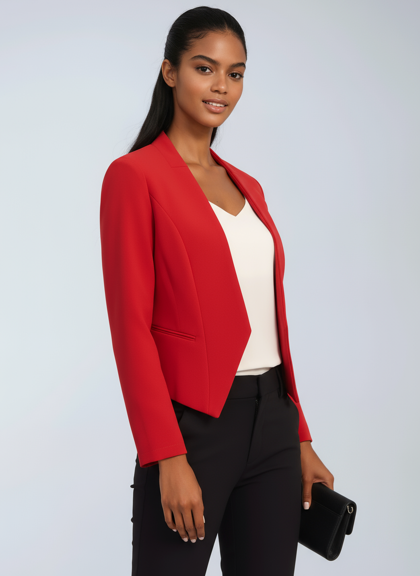 Women's Structured-Fit Office Blazer Court