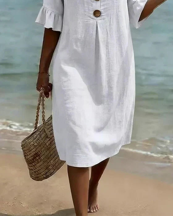 Elegant Women's Dress with Loose and Flowing Fit
