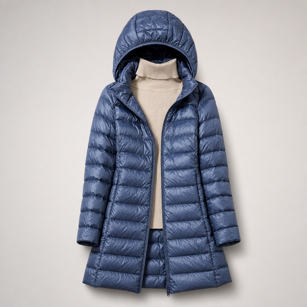 Piumino invernale ultraleggero da donna