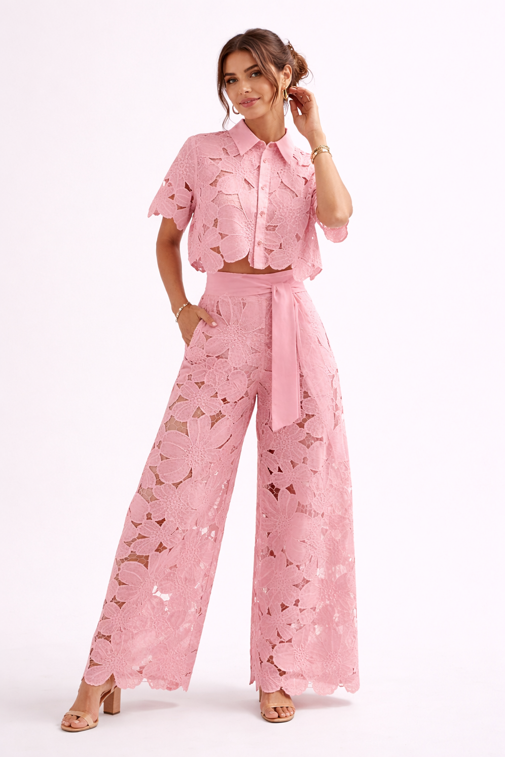 Ensemble Femme 2 Pièces Élégant à Motif