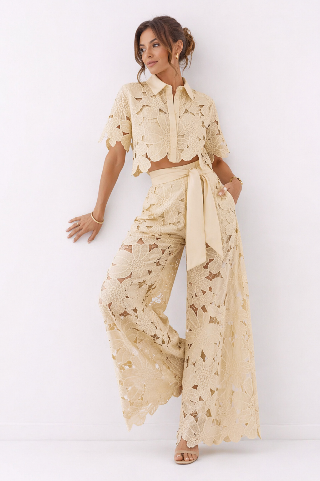 Ensemble Femme 2 Pièces Élégant à Motif