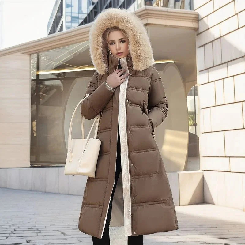 Parka Femme Capuche Fourrure Hiver
