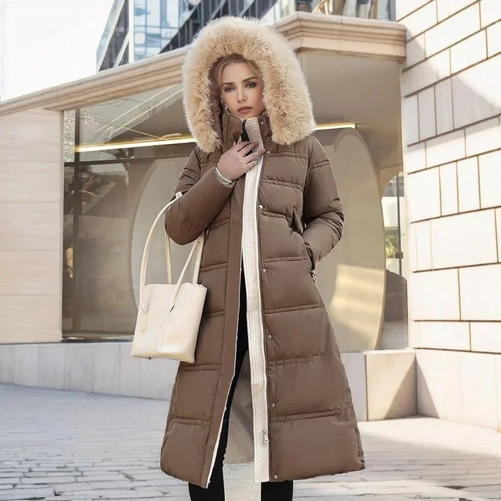 Parka Femme Capuche Fourrure Hiver
