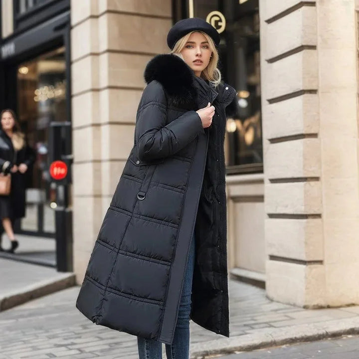 Parka Femme Capuche Fourrure Hiver