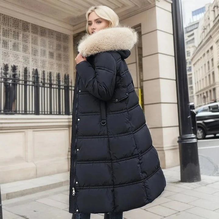 Parka Femme Capuche Fourrure Hiver
