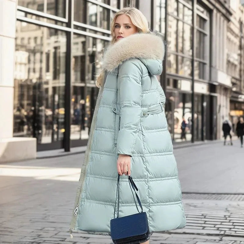 Parka Femme Capuche Fourrure Hiver