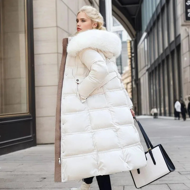 Parka Femme Capuche Fourrure Hiver