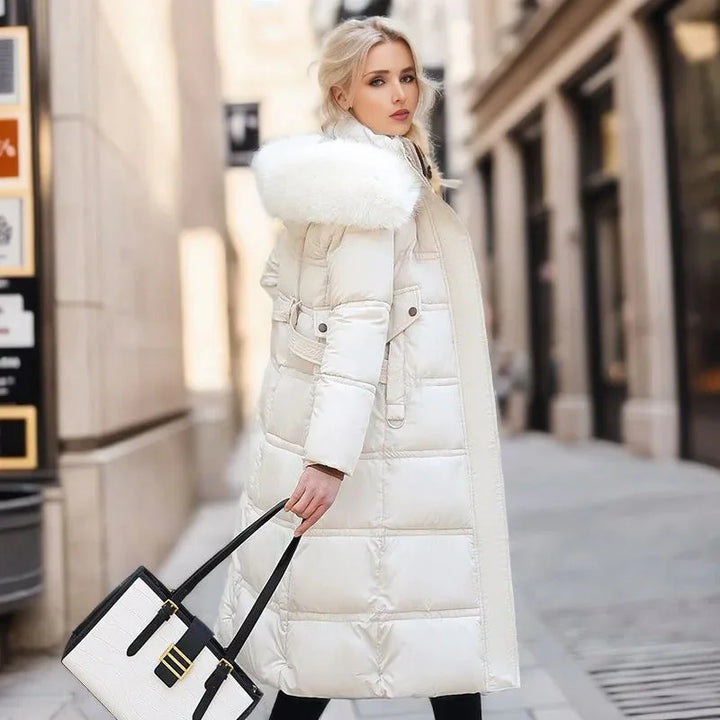 Parka Femme Capuche Fourrure Hiver
