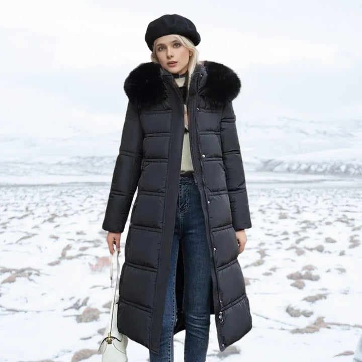 Parka Femme Capuche Fourrure Hiver