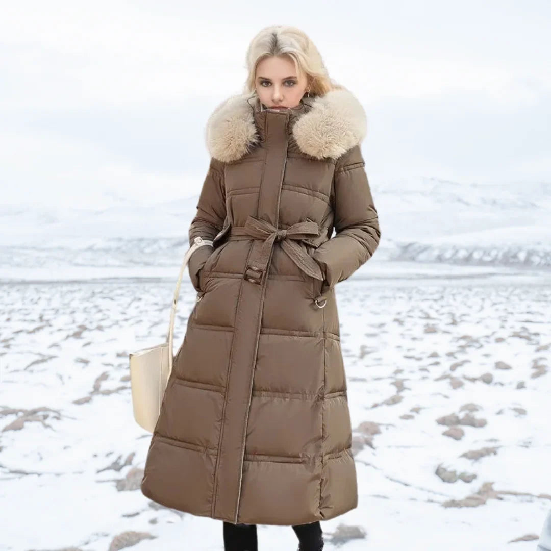 Parka Femme Capuche Fourrure Hiver